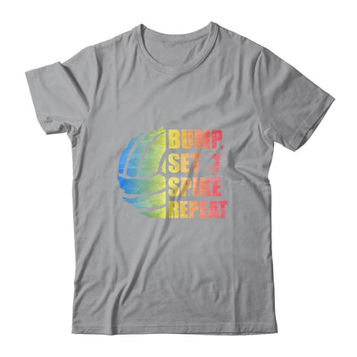 Girls Volleyball Bump Set Spike Repeat Teen T-Shirt & Tank Top | Siriustee.com.com