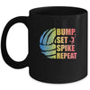 Girls Volleyball Bump Set Spike Repeat Teen Mug | siriusteestore