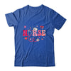 Girls Women Nurses Valentines Day Hearts Stethoscope Groovy Shirt & Tank Top | siriusteestore