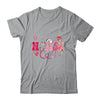 Girls Women Nurses Valentines Day Hearts Stethoscope Groovy Shirt & Tank Top | siriusteestore