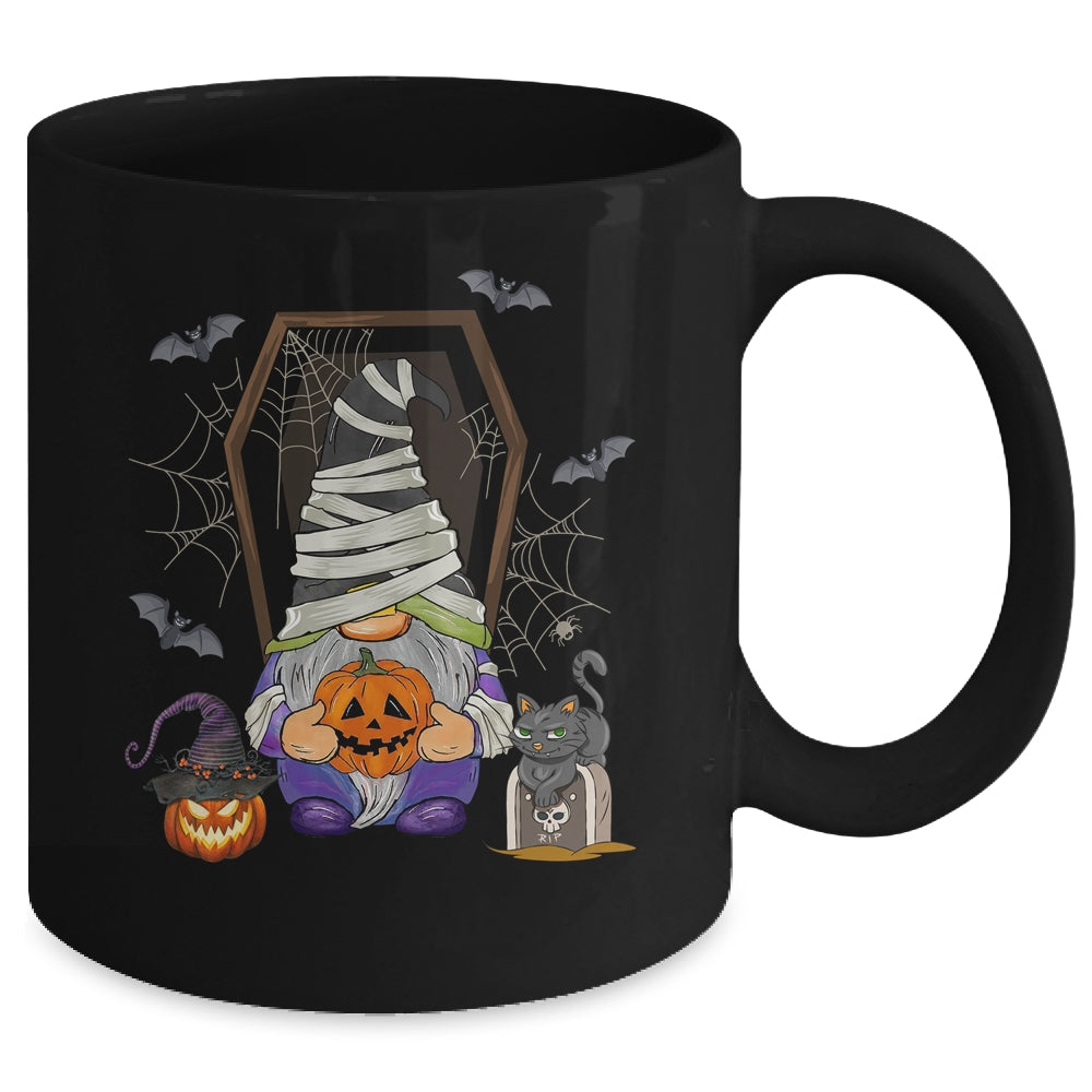 Gnome Mummy Halloween Costume Funny Pumpkin Mug | siriusteestore