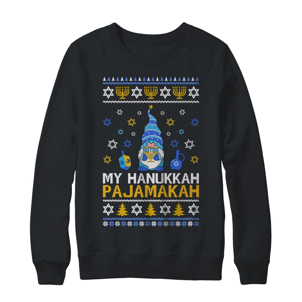 Gnome My Hanukkah Pajamakah Funny Chanukah Christmas Ugly Shirt & Sweatshirt | siriusteestore