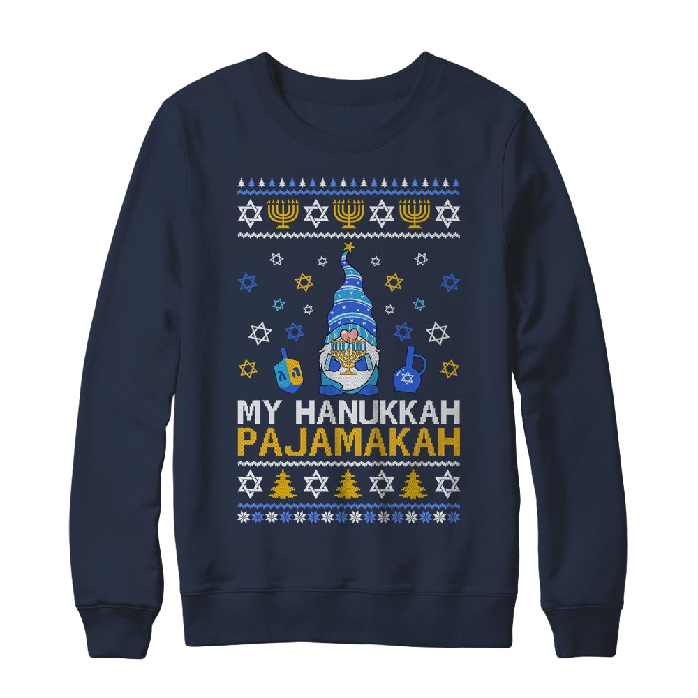 Gnome My Hanukkah Pajamakah Funny Chanukah Christmas Ugly Shirt & Sweatshirt | siriusteestore