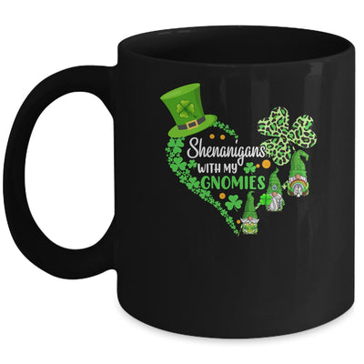 Gnome St Patricks Day Shenanigans With My Gnomies Shamrock Mug | siriusteestore