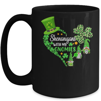 Gnome St Patricks Day Shenanigans With My Gnomies Shamrock Mug | siriusteestore