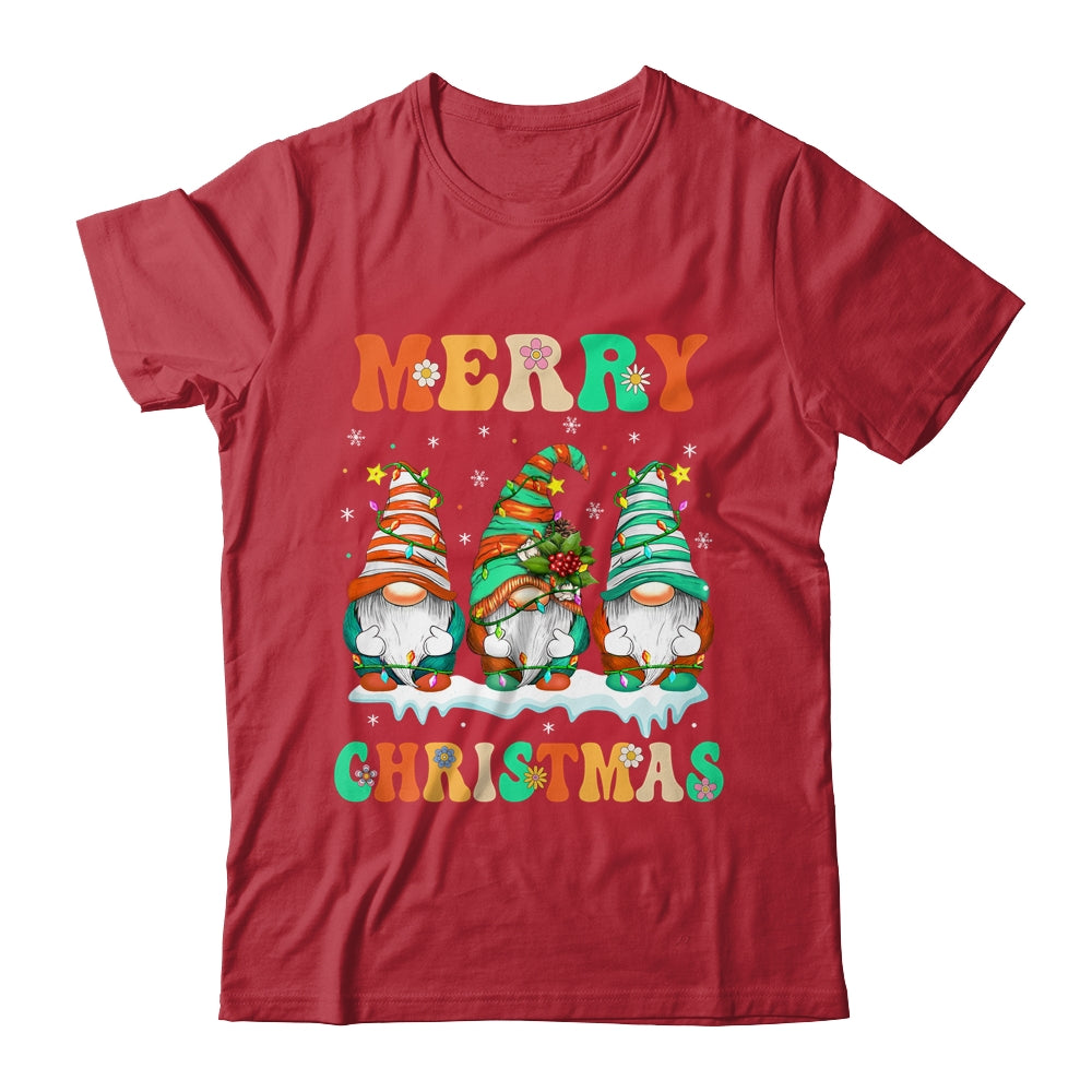 Gnome Xmas Light Pajamas Merry Christmas Matching Group Shirt & Sweatshirt | siriusteestore