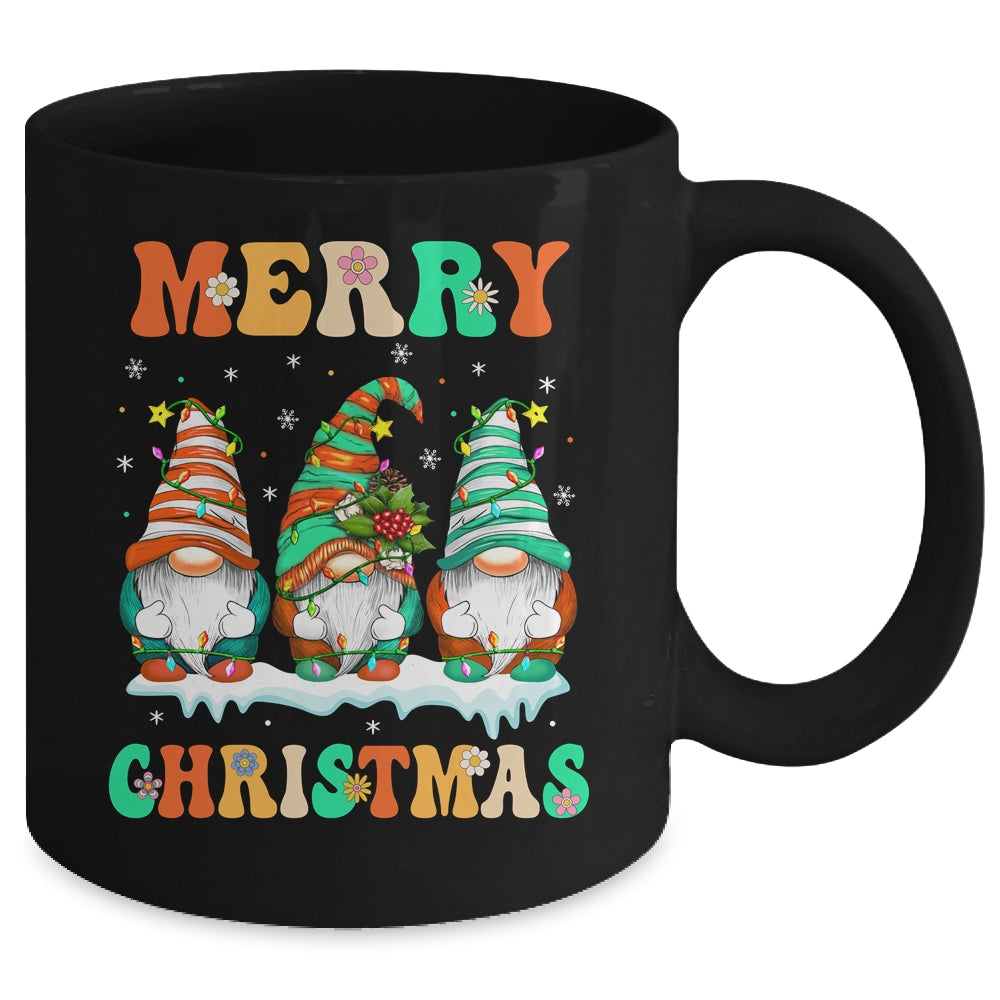 Gnome Xmas Light Pajamas Merry Christmas Matching Group Mug | siriusteestore