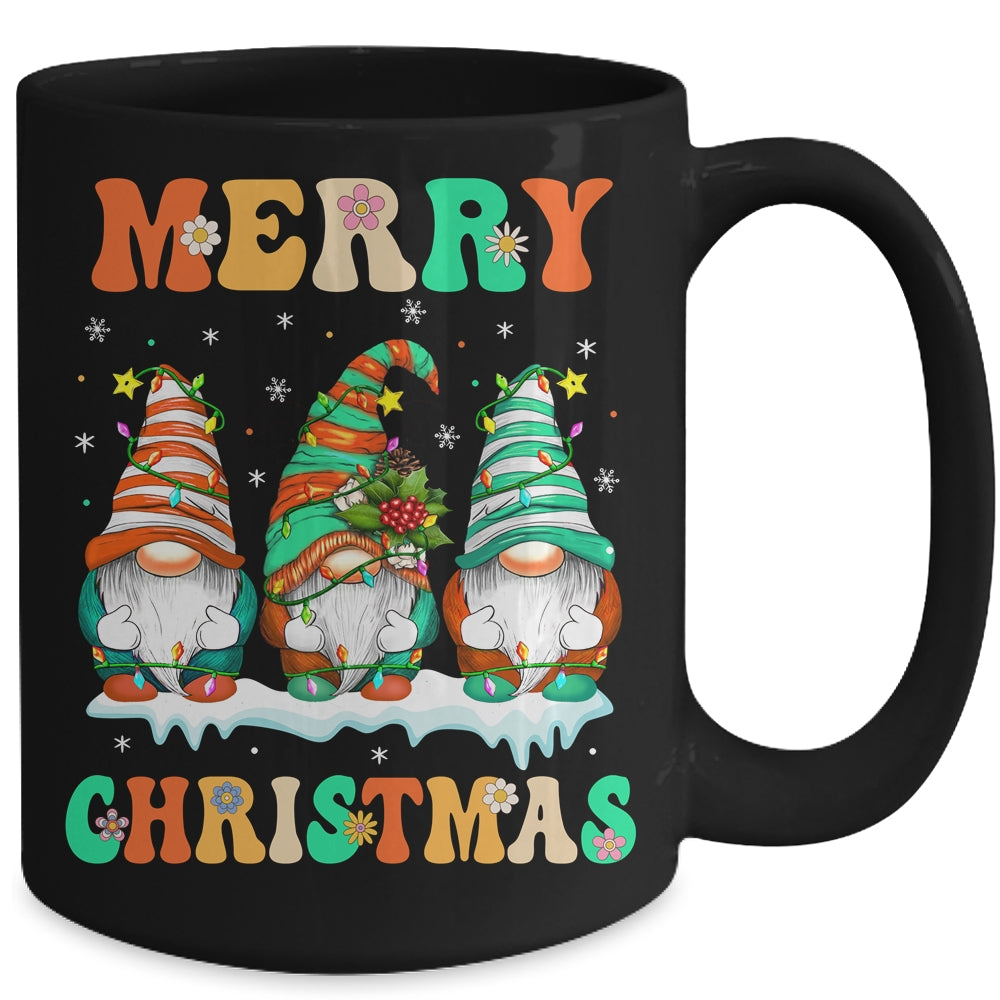 Gnome Xmas Light Pajamas Merry Christmas Matching Group Mug | siriusteestore