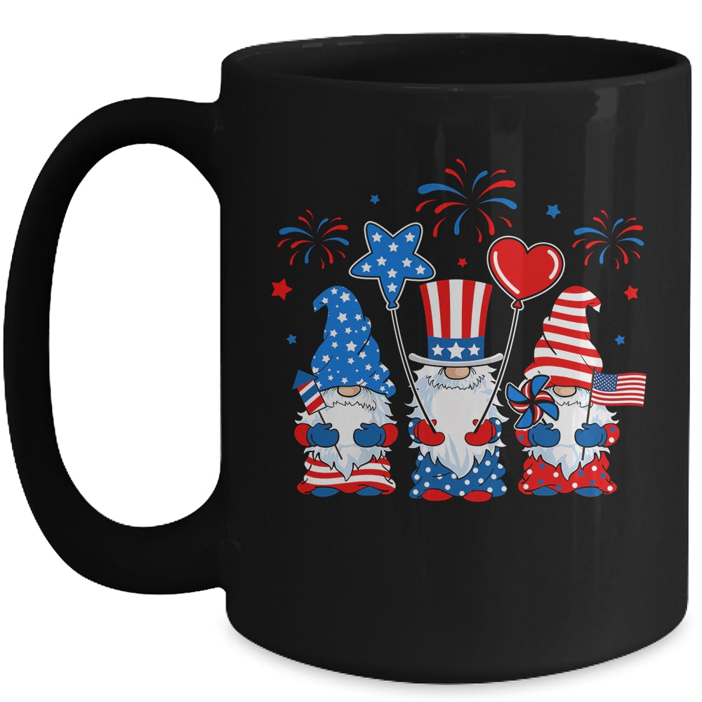 Gnomes Celebrating Independence Day 4th Of July Patriotic Mug | siriusteestore