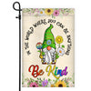 Gnomes In A World Where You Can Be Anything Be Kind Flag Welcome Sunflower Be Kind Rainbow Peace Sign | siriusteestore