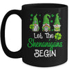 Gnomes St Patricks Day Let The Shenanigans Begin Mug | siriusteestore