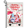 Gnomes Valentine Flag Happy Valentine's Day Red Truck Gnomes Couple | siriusteestore