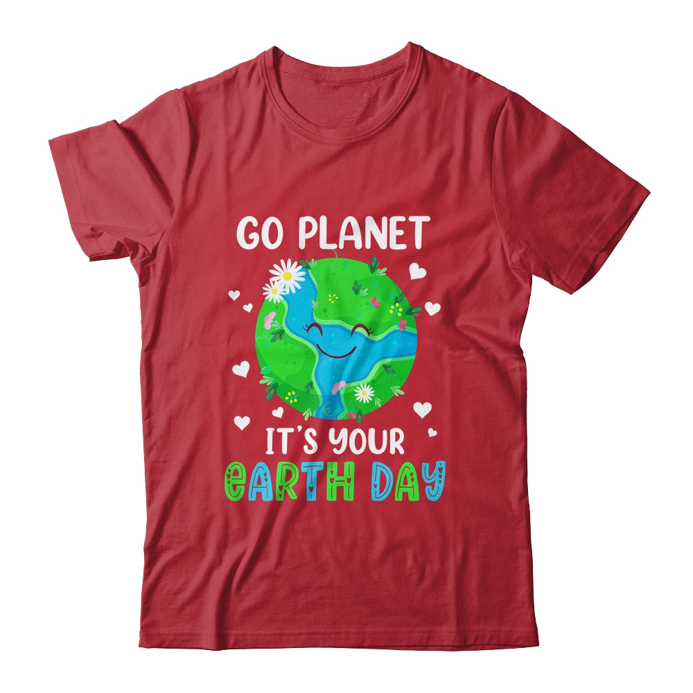 Go Planet Its Your Earth Day Shirt & Tank Top | siriusteestore