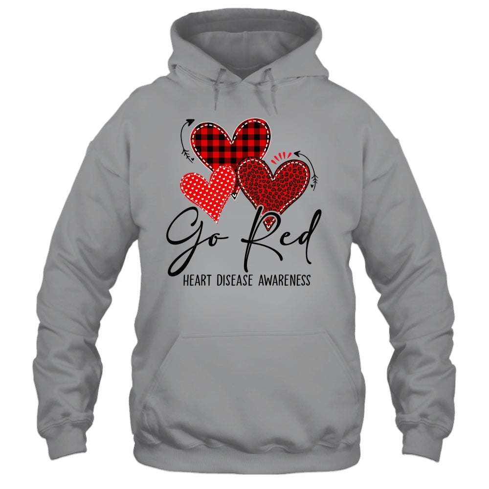 Go Red For Womens Heart Disease Awareness Month Leopard Shirt & Hoodie | siriusteestore