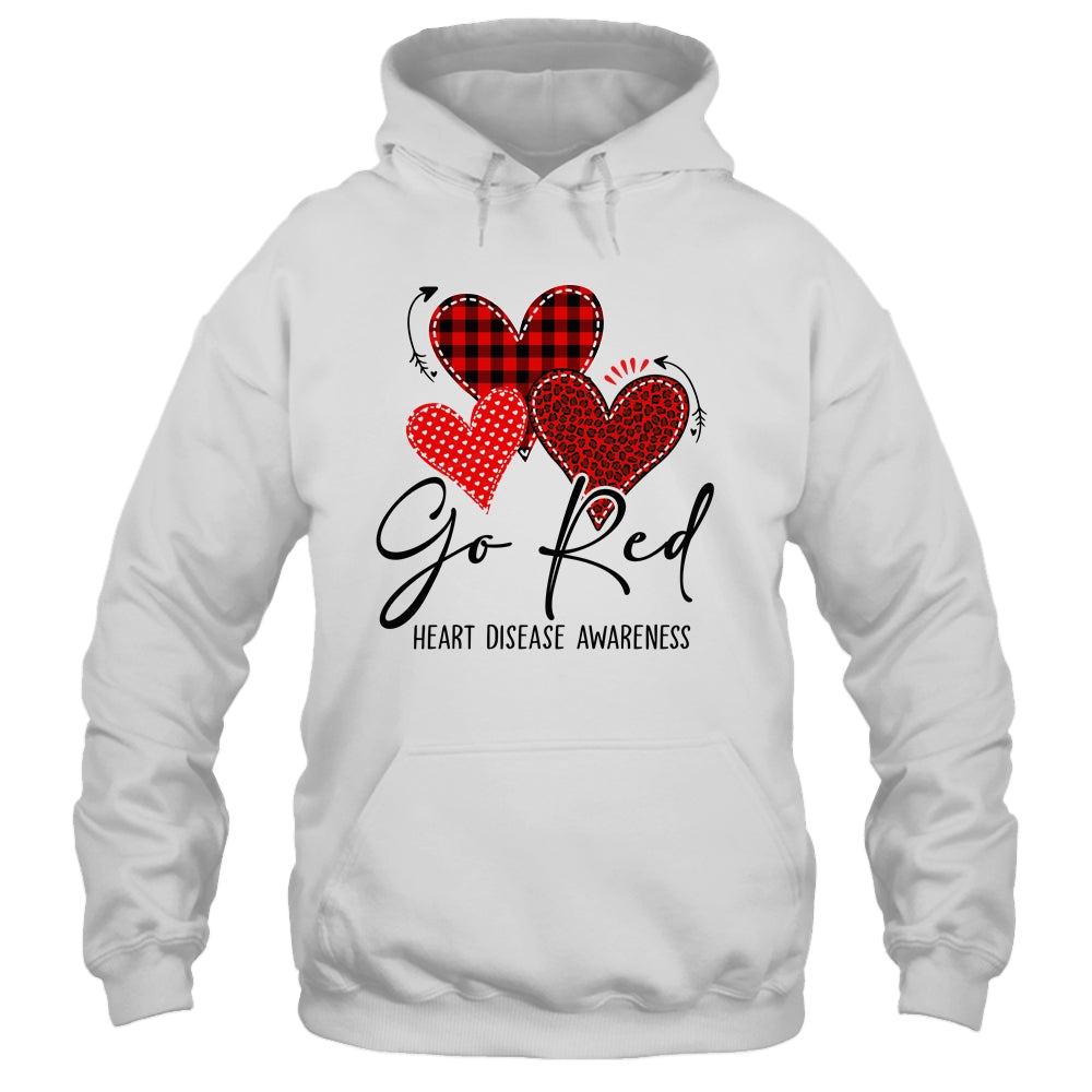 Go Red For Womens Heart Disease Awareness Month Leopard Shirt & Hoodie | siriusteestore