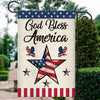 God Bless America Flag Star American Patriotic Home | siriusteestore