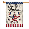 God Bless America Flag Star American Patriotic Home | siriusteestore