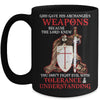 God Gave His Archangels Weapons Christian Knight Templar Mug | siriusteestore