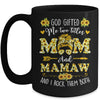 God Gifted Me Two Titles Mom And Mamaw Happy Mothers Day Mug | siriusteestore