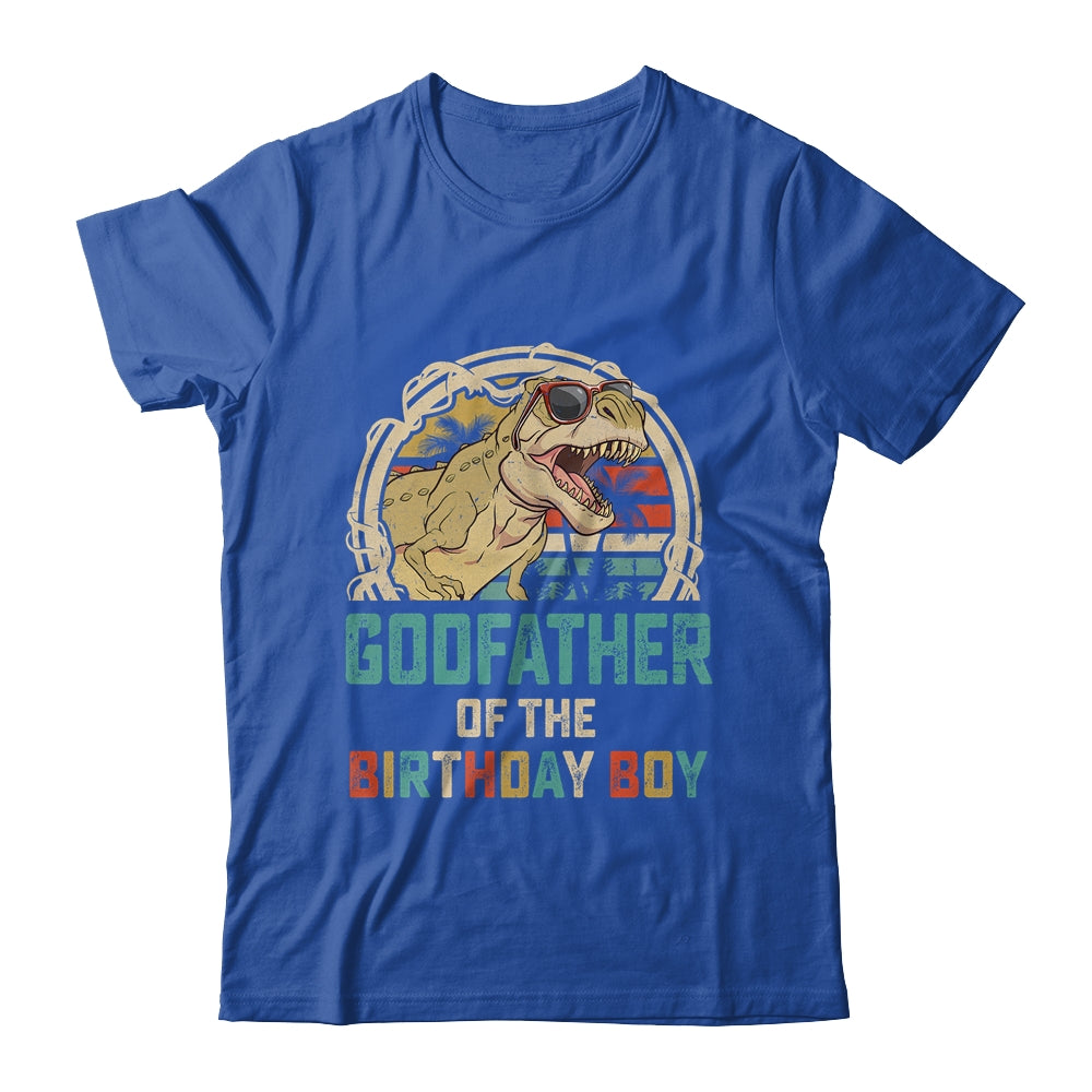 Godfather Dinosaur Of The Birthday Boy Matching Family Shirt & Hoodie | siriusteestore