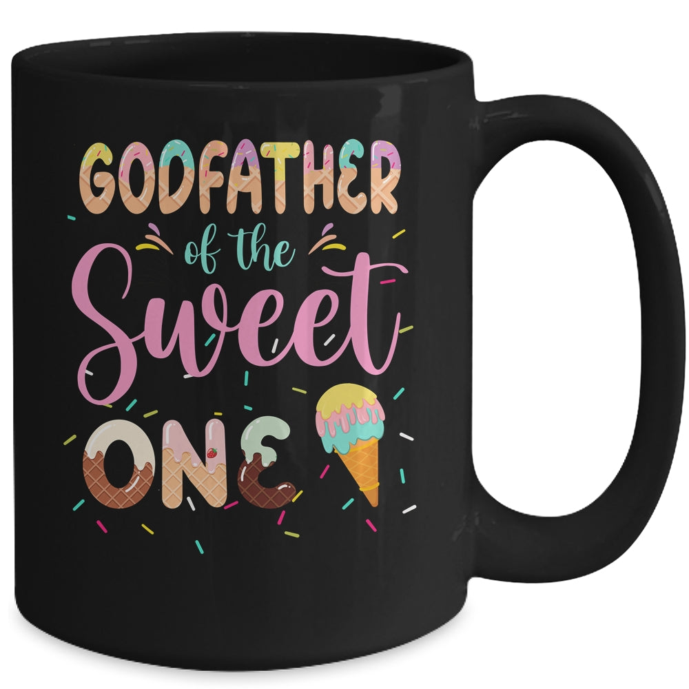 Godfather Of The Sweet One Ice Cream 1st First Birthday Family Mug | siriusteestore