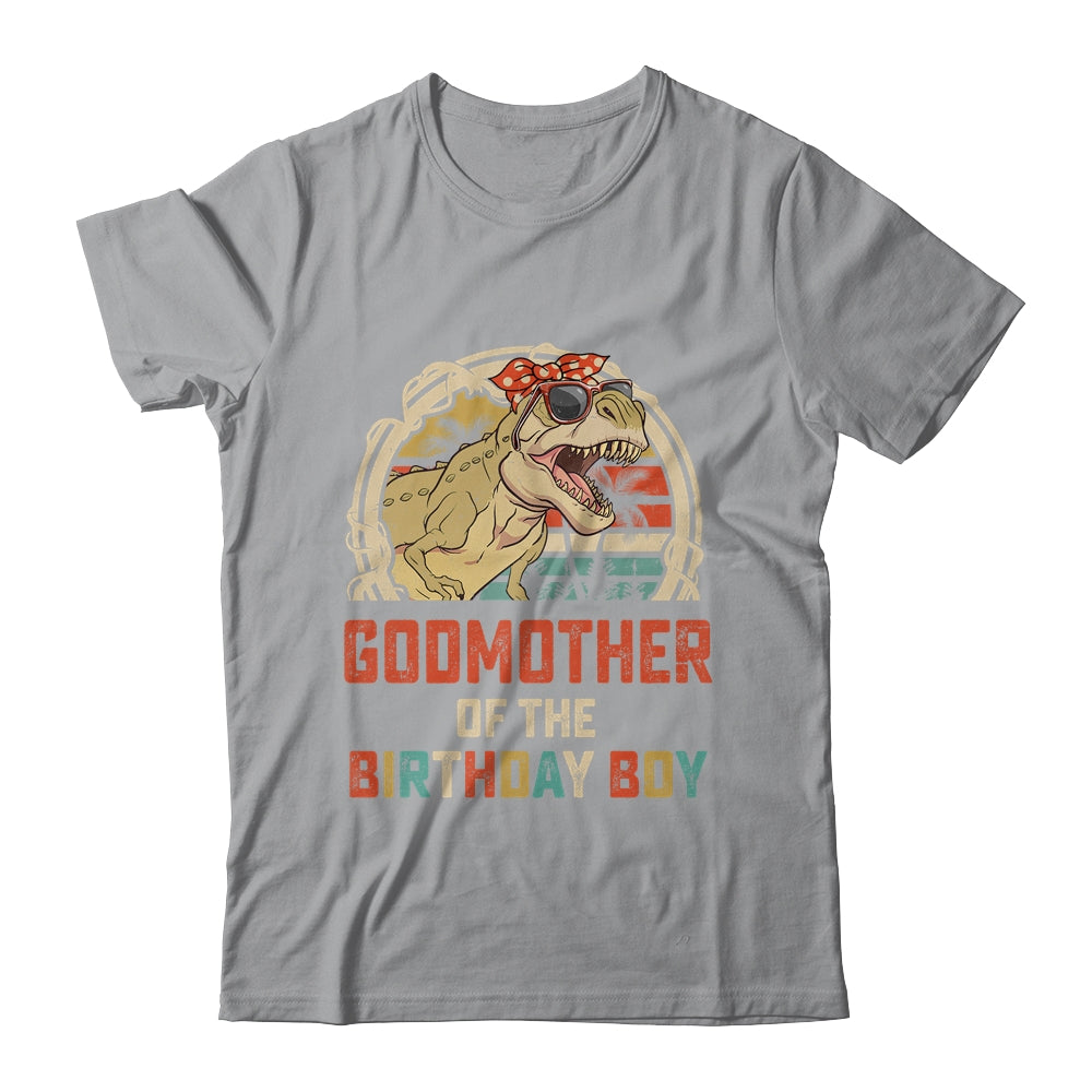 Godmother Dinosaur Of The Birthday Boy Matching Family Shirt & Hoodie | siriusteestore
