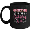 Godmother Of The Birthday Girl Family Donut Birthday Mug | siriusteestore