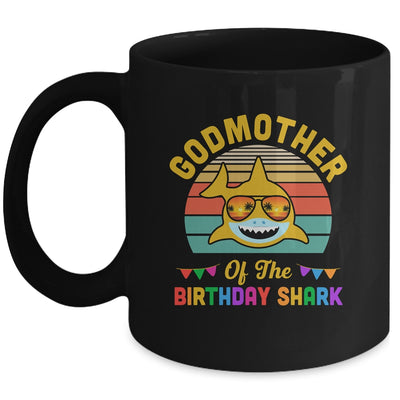 Godmother Of The Shark Birthday Mom Matching Family Mug | siriusteestore