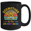 Godmother Of The Shark Birthday Mom Matching Family Mug | siriusteestore
