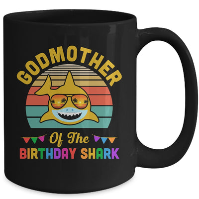 Godmother Of The Shark Birthday Mom Matching Family Mug | siriusteestore