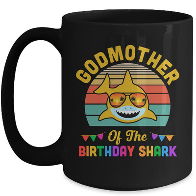 Godmother Of The Shark Birthday Mom Matching Family Mug | siriusteestore