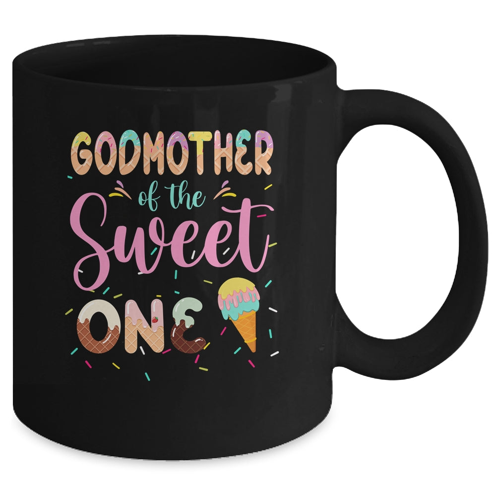 Godmother Of The Sweet One Ice Cream 1st First Birthday Family Mug | siriusteestore