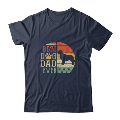 Golden Retriever Best Dog Dad Ever Vintage Father's Day Retro Shirt & Hoodie | Siriustee.com