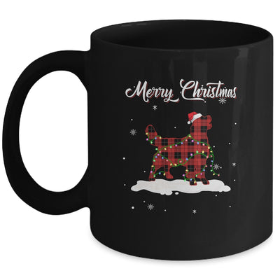 Golden Retriever Christmas Red Plaid Dog Lover Pajama Family Gift Mug | siriusteestore