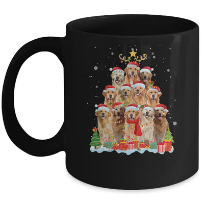 Golden Retriever Christmas Tree Pajama Xmas Mug | siriusteestore