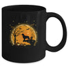 Golden Retriever Dog And Moon Funny Halloween Costume Gift Mug | siriusteestore