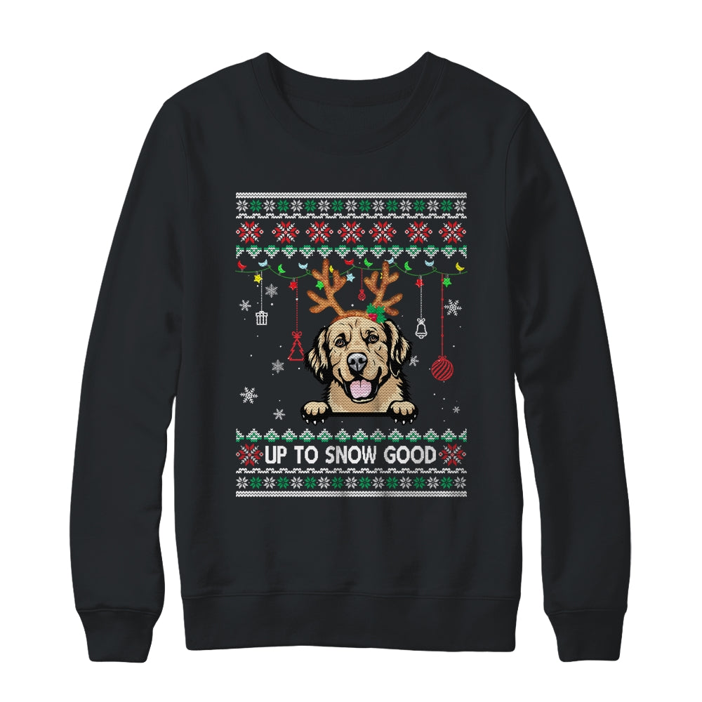 Golden Retriever Dog Reindeer Ugly Christmas Xmas Shirt & Sweatshirt | siriusteestore
