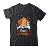 Golden Retriever Happy HalloThanksMas Halloween Christmas Shirt & Sweatshirt | siriusteestore