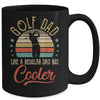 Golf Dad Like A Regular Dad Cooler Vintage Fathers Day Mug | siriusteestore