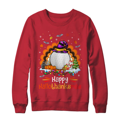 Golf Halloween Christmas Thanksgiving Hallothanksmas Shirt & Sweatshirt | siriusteestore