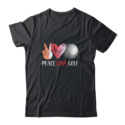 Golf Player Girls Peace Love Golf Women Shirt & Tank Top | siriusteestore