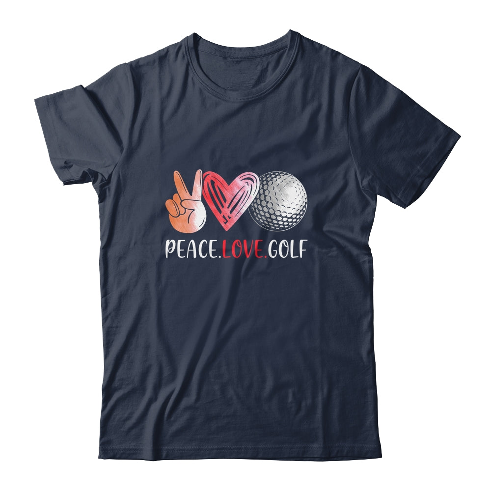 Golf Player Girls Peace Love Golf Women Shirt & Tank Top | siriusteestore