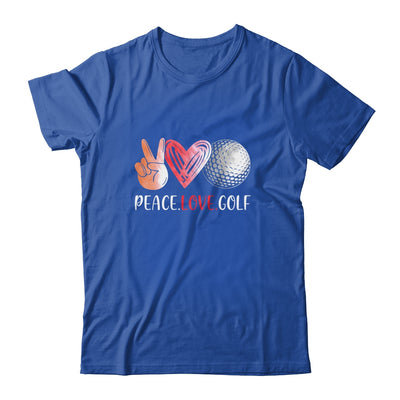 Golf Player Girls Peace Love Golf Women Shirt & Tank Top | siriusteestore