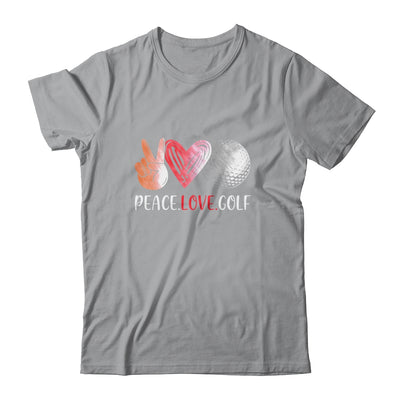 Golf Player Girls Peace Love Golf Women Shirt & Tank Top | siriusteestore