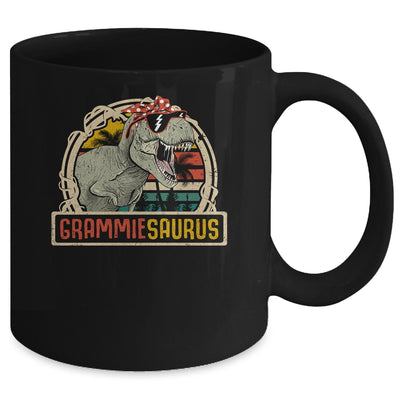 Grammiesaurus T Rex Dinosaur Grammie Saurus Family Matching Mug | siriusteestore