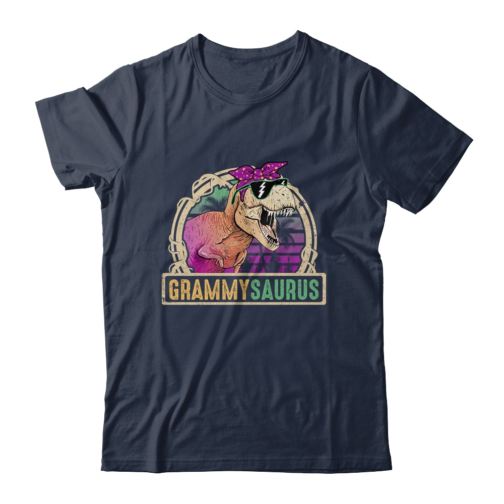 Grammy Saurus Grammysaurus T Rex Dinosaur Family Matching Shirt & Hoodie | siriusteestore