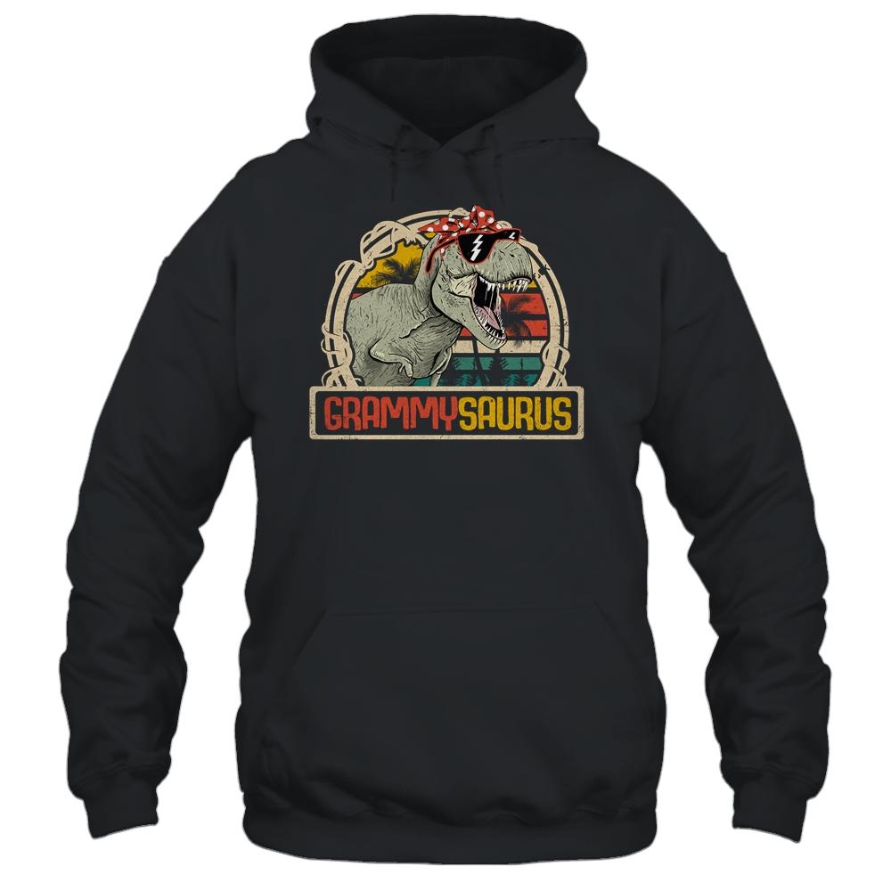 Grammysaurus T Rex Dinosaur Grammy Saurus Family Matching T-Shirt & Hoodie | Teecentury.com