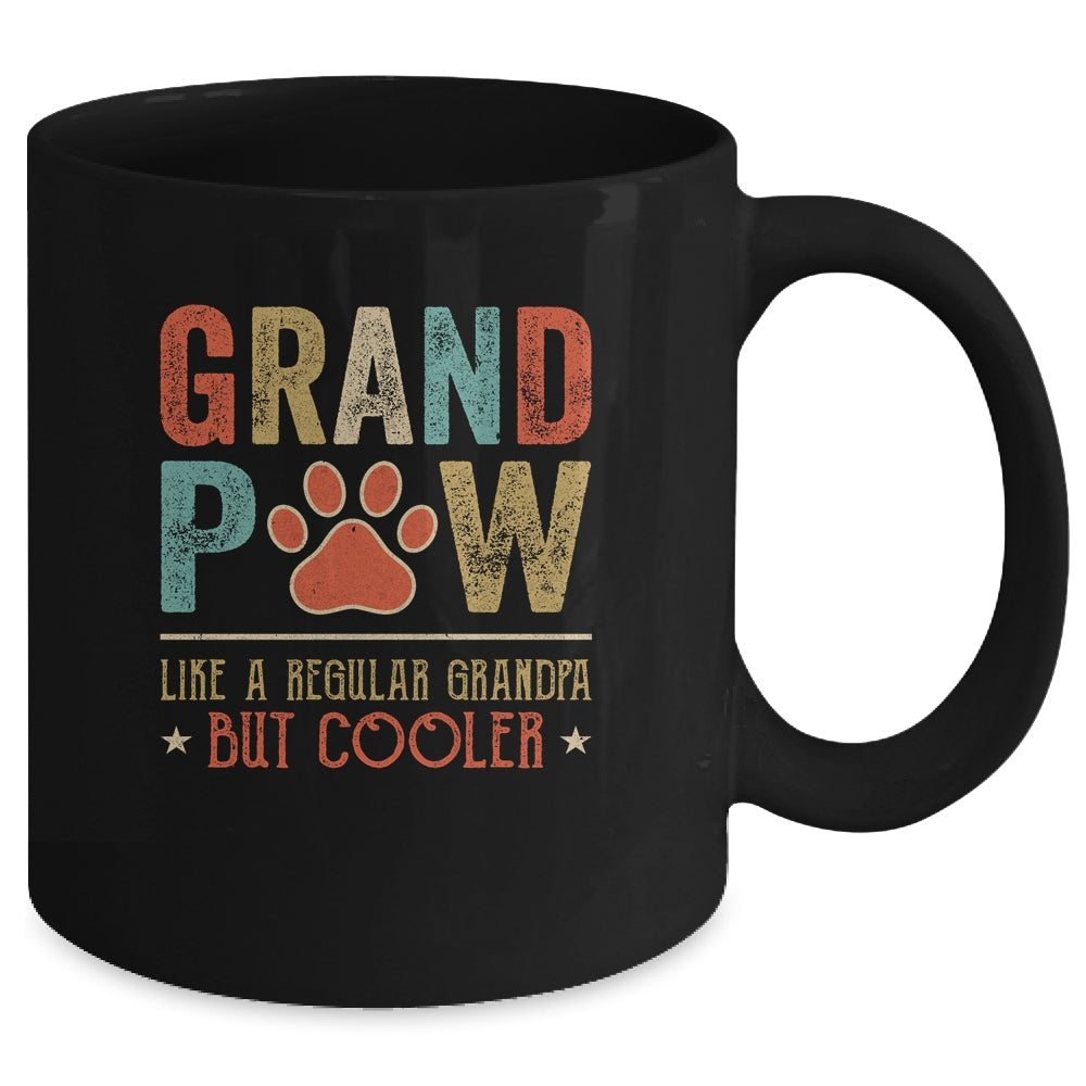Grand Paw Like A Regular Grandpa But Cooler Funny Dog Lovers Mug | siriusteestore