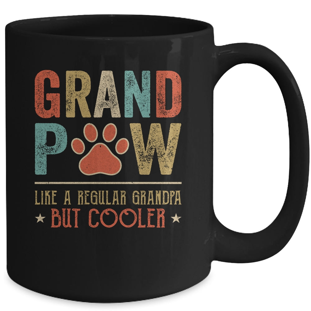Grand Paw Like A Regular Grandpa But Cooler Funny Dog Lovers Mug | siriusteestore