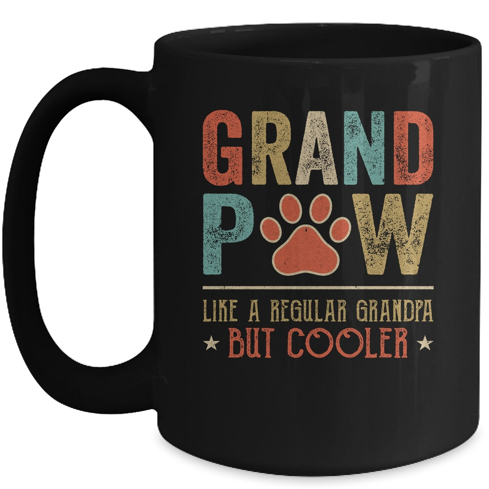 Grand Paw Like A Regular Grandpa But Cooler Funny Dog Lovers Mug | siriusteestore